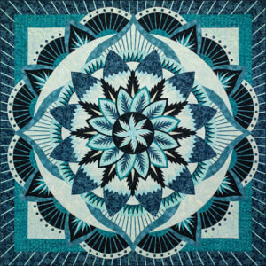 Dinner Plate Dahlia TOTM Quilt